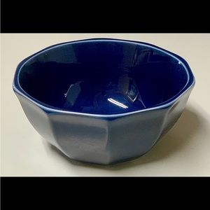 COPY - IKEA Sweden Cobalt Blue 10 Sided Soup Cereal Bowl